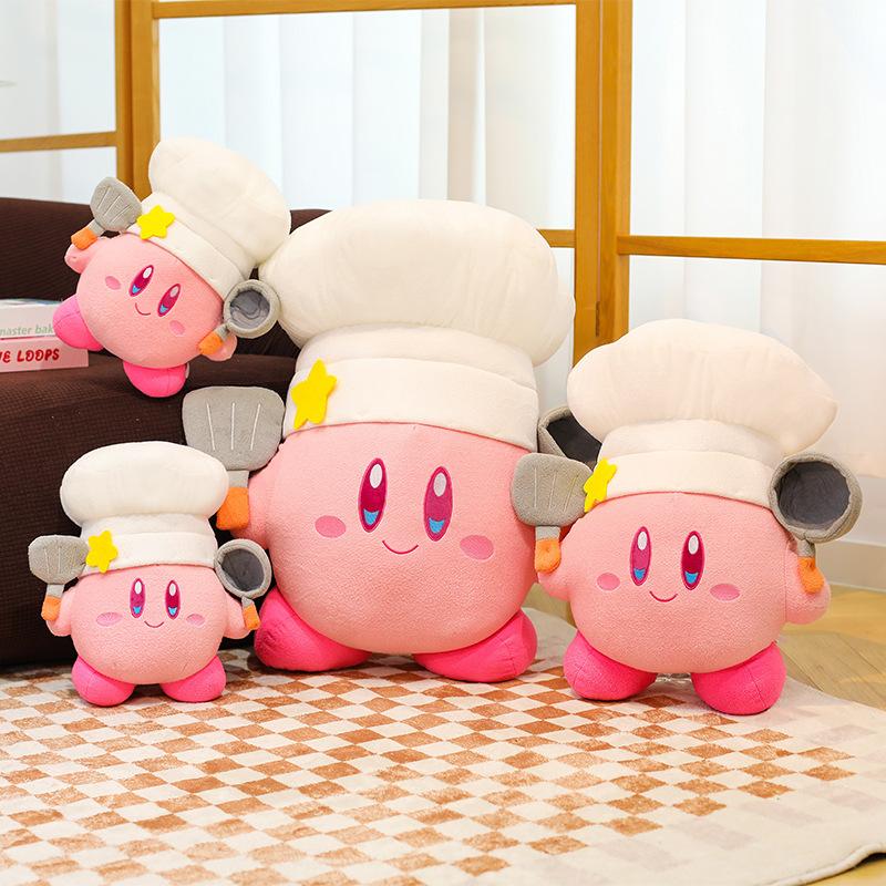 Nuovo 35/70 cm Taglia Grande Kawaii Chef Kirby Peluche Grande Peluche Regalo di Compleanno per Bambini per Ragazze Miglior Regalo Decorazione Stanza