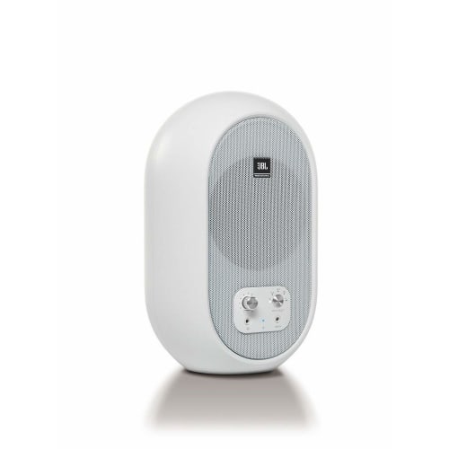 JBL Professional 104-BTW-Y3 Powered 2-Way Full-Range Studio Monitor Speakers with Built-in Amplifier, 30W + 30W High Output, Bluetooth 5.0 Compatible