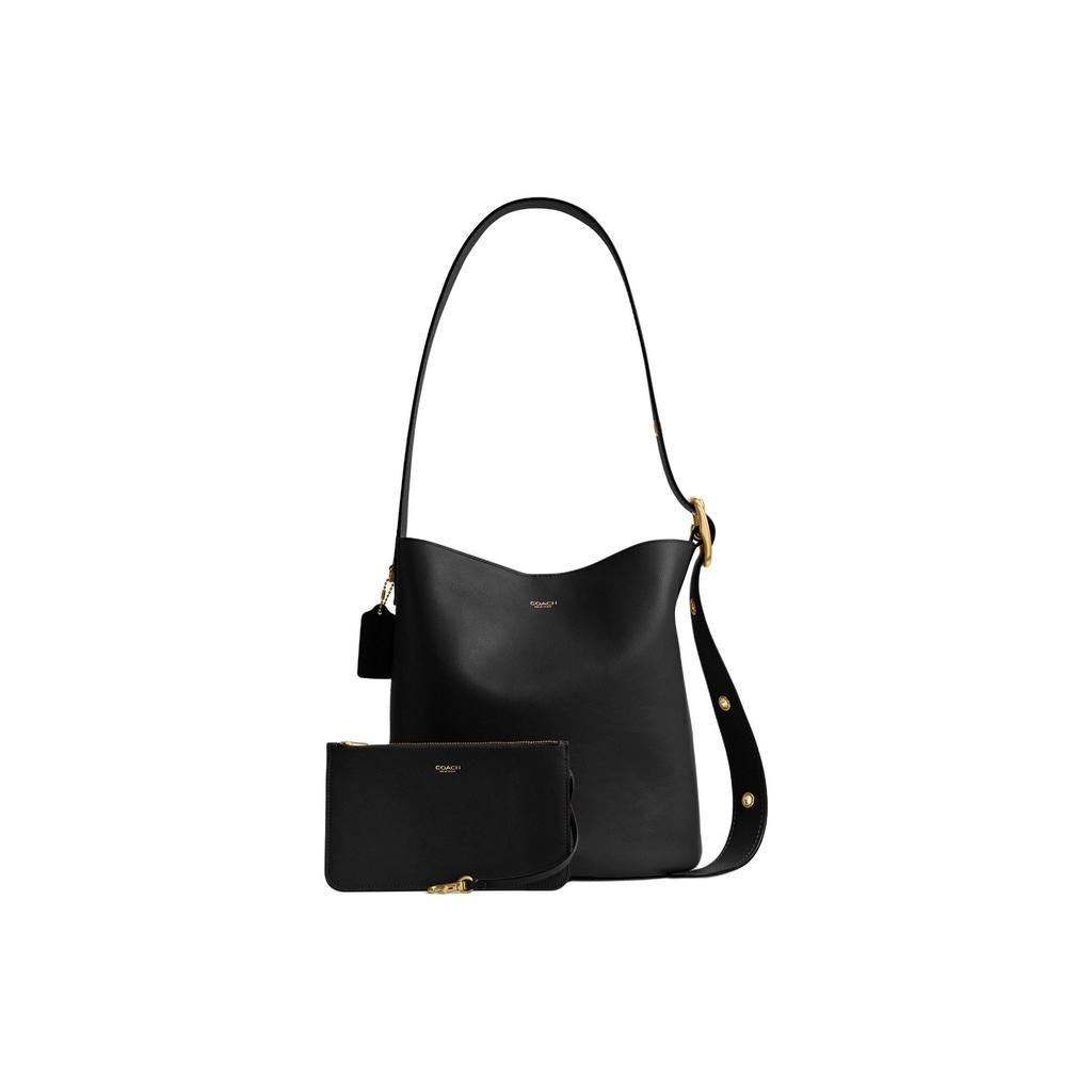 Coach Bleecker 28 Beuteltasche Damen Umhängetasche Schwarz CCC23-B4BK