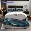 Jesko Koenigsegg Sleek Supercar Bedding (1 * Duvet Cover + 2 * Pillowcase, Without Core) 2D Flat Christmas Birthday Gift Bedding Set