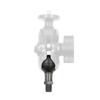 25mm Ball Head Adapter with M8 or M10 Thread Post Motorcycle Handlebar Mount Rearview Mirror Ball Clamp Metal Bracket