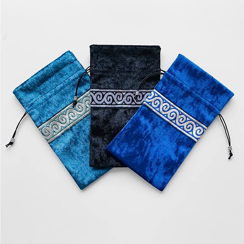 Thick Velvet Tarot Cloth for Tarot with Professional for Magic and Appraisals Large, Cards, 65x65cm, Pouch, Grade, High-Quality, Tricks, Divination,