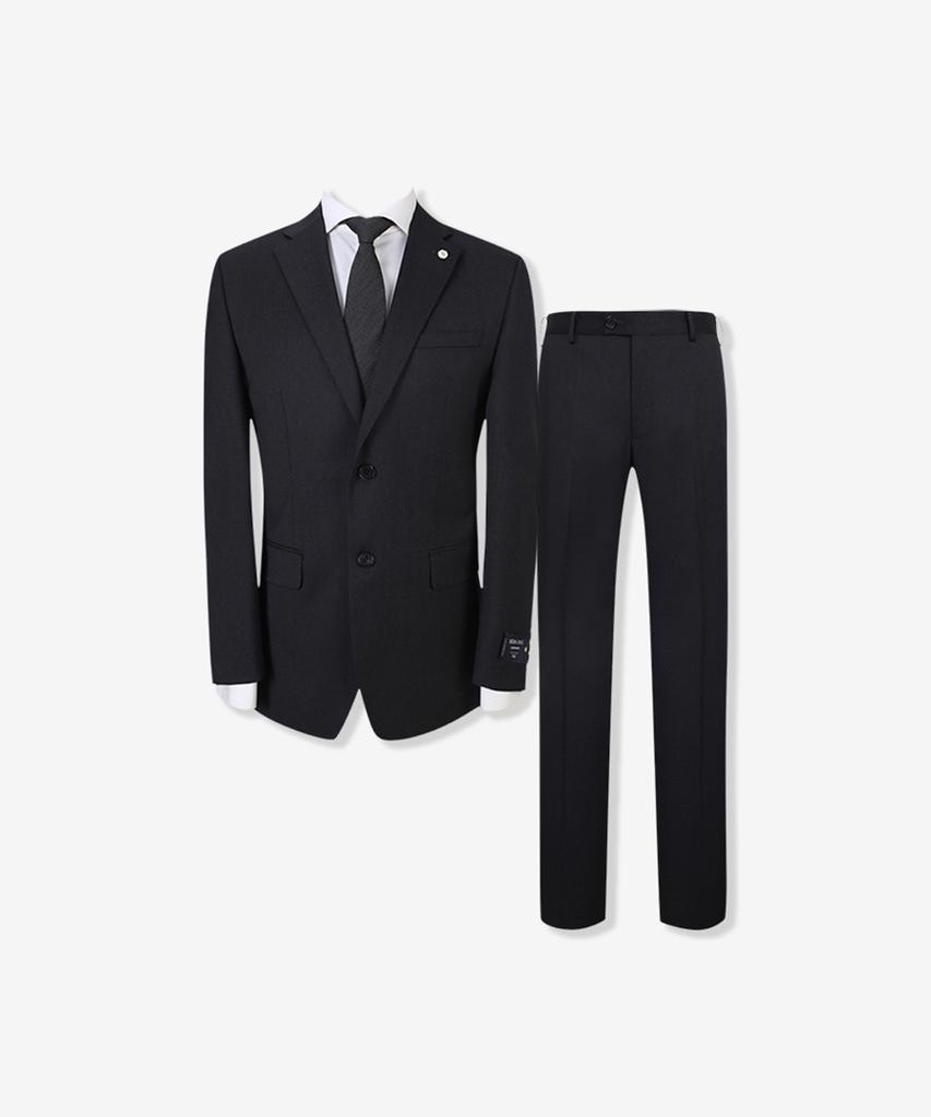 Sieg Wool Classic Fit Suit Set Dark Grey (Pijaa2061_Pipaa2261) (B Type)