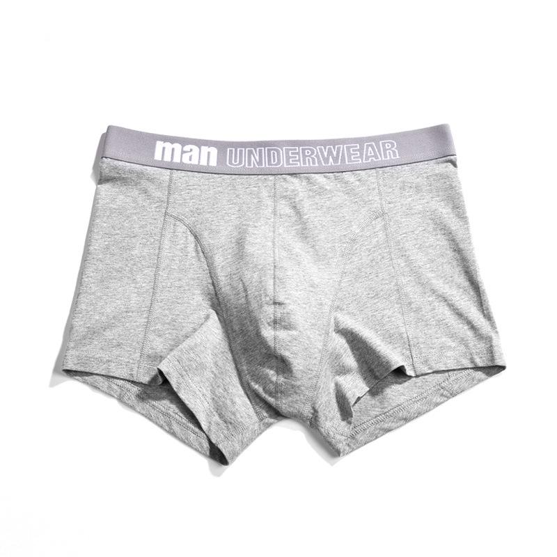 Men's Pure Cotton Mid-Waist Loose Boxer Briefs - Comfortable, Breathable, Plus Size Trunks (Long)