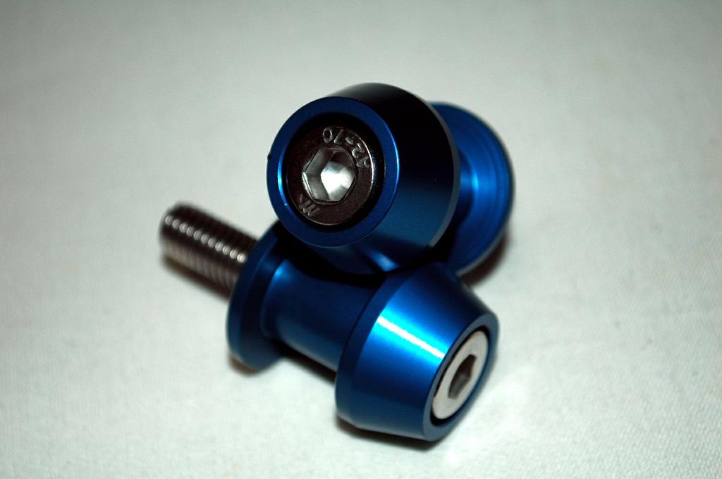 Honda Suzuki Car Rear Stand Hook 0.3 Inch (8 Mm) [ADVANTAGE] Bolt Set of 2 Universal Motorcycle Maintenance (Blue)