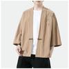 Summer Men's Cardigan Japanese Kimono Samurai Costume Clothing Bamboo Embroidered Kimono Shirt Yukata Haori Casual Coat