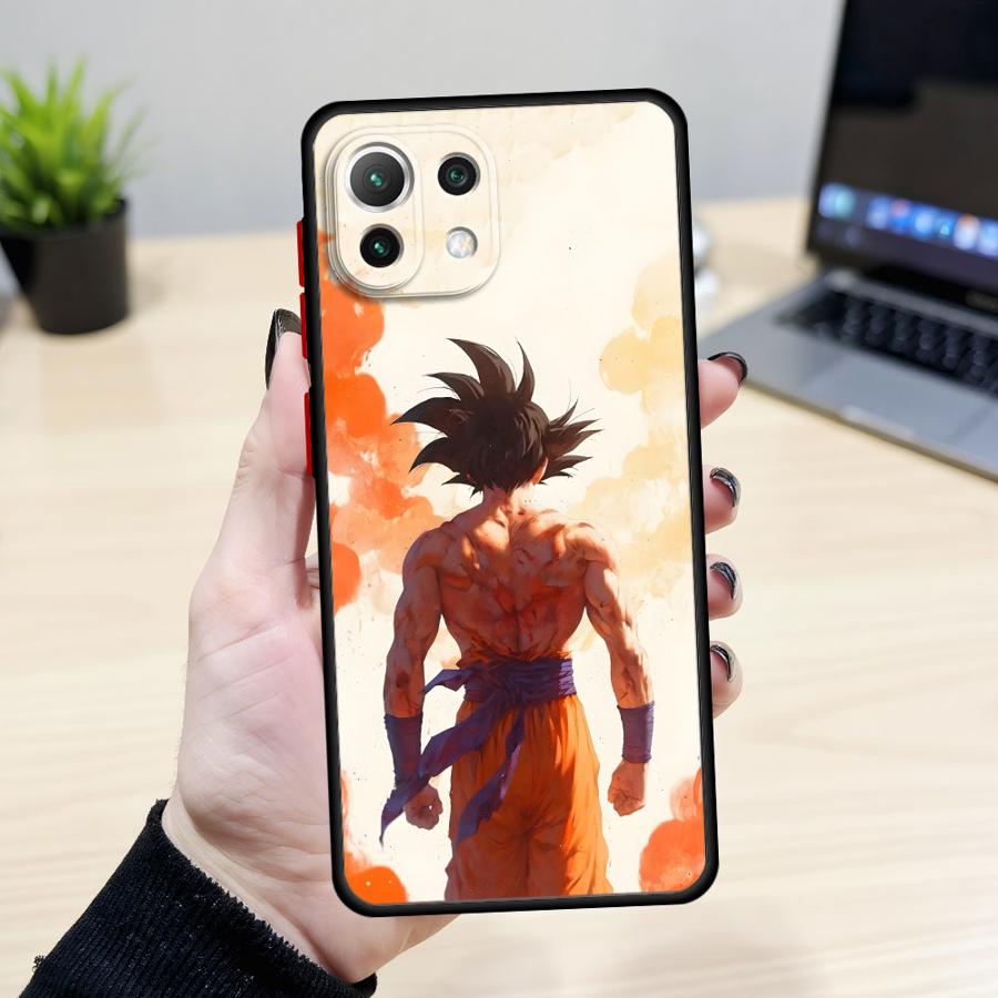 Case for Xiaomi Mi 12x 10T 14 13 Pro 13 11 Lite 11T 12T Back Phone Cover Dragon Ball Retro Goku