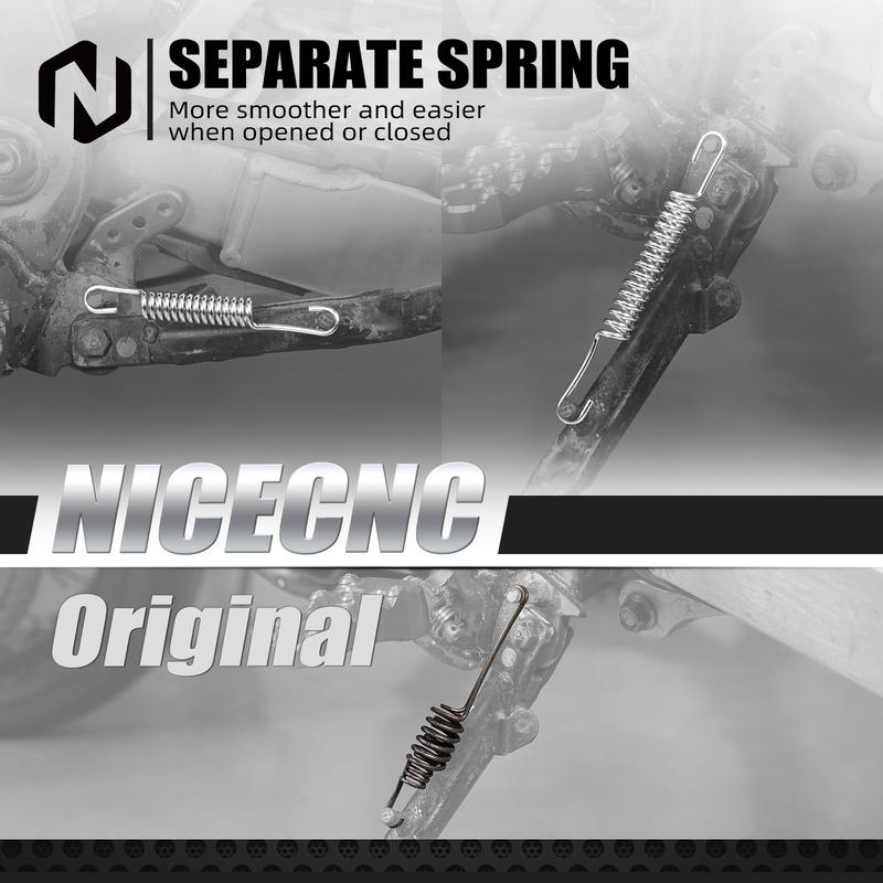 NICECNC For Suzuki DRZ400 DRZ400E DRZ400S DRZ400SM DR-Z 400 E S SM 2000-2024 2023 2022 Reinforcement Side Stand Kickstand Spring
