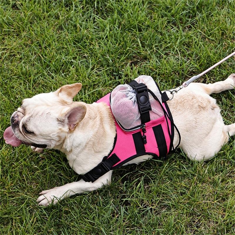 Dog Vest Adjustable Training Harness for Large Medium Dogs Backpack Strong Heavy Duty Harness Soft Handle