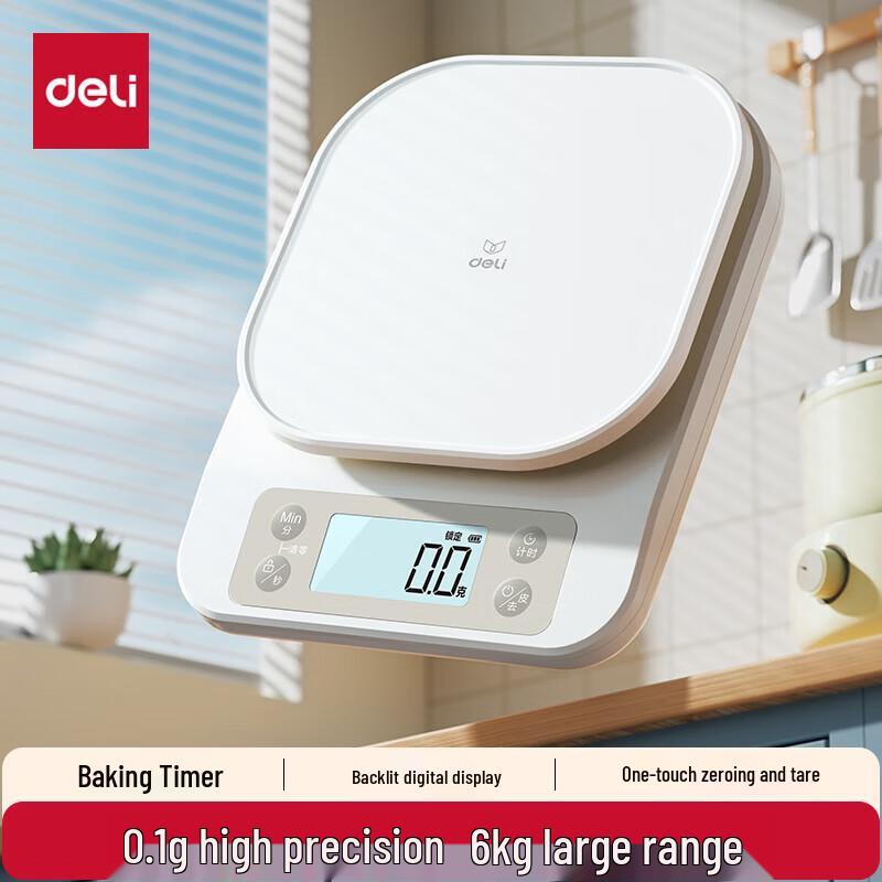 Цифровые кухонные весы для выпечки Deli LW101PRO 6 кг / 0,1 г