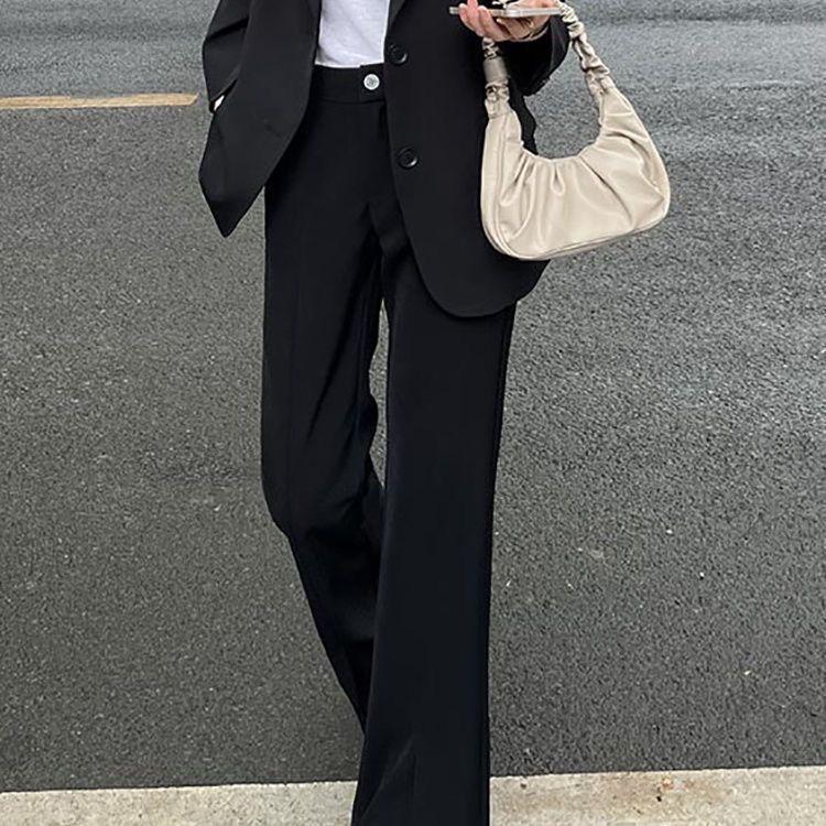 

Women’s Professional Black Suit Set for Interviews and Formal Occasions XL