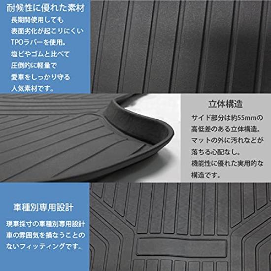 Wellvie Classy Camry 70 Series 3D Luggage Mat AXVH70 AXVA70 ASV70 GSV70TPO July 2017 Trunk Mat Custom Mat Luggage Tray Trunk Cover Luggage Mat