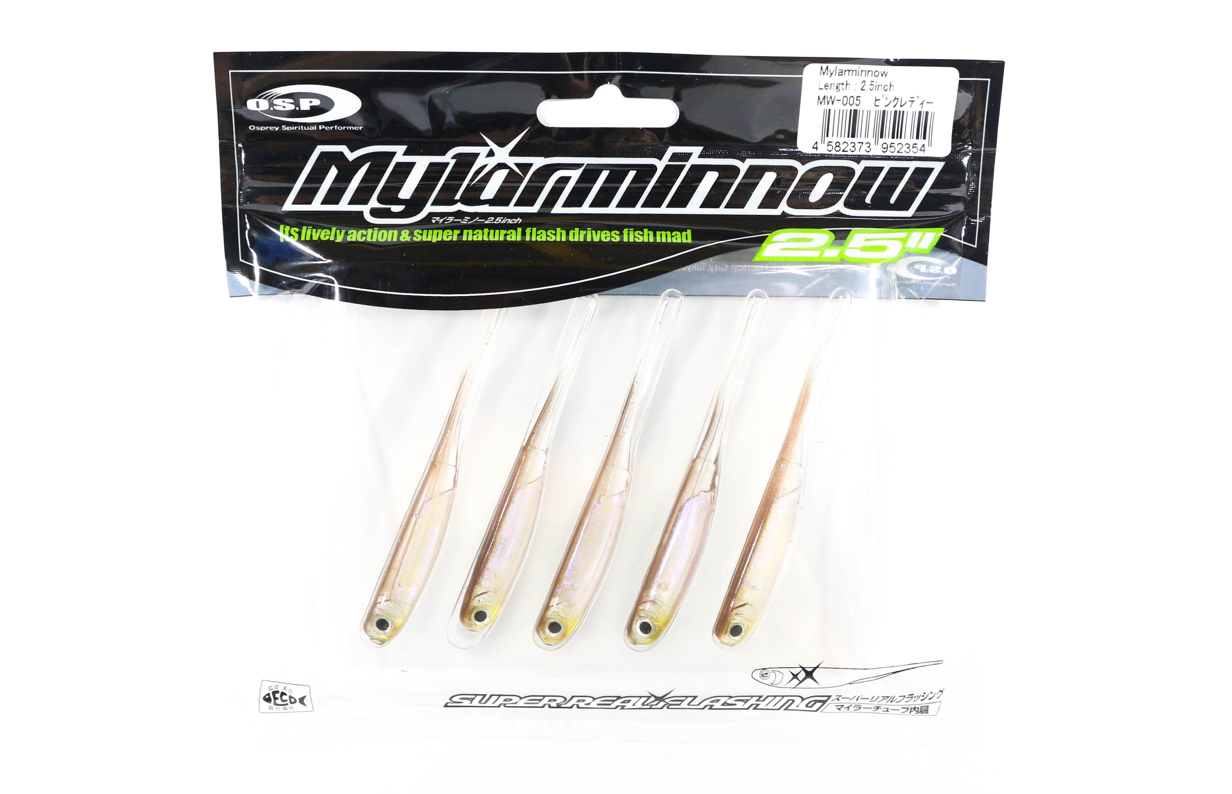 

Мягкая приманка OSP Mylar Minnow 2,5 дюйма MW-005 (2354)