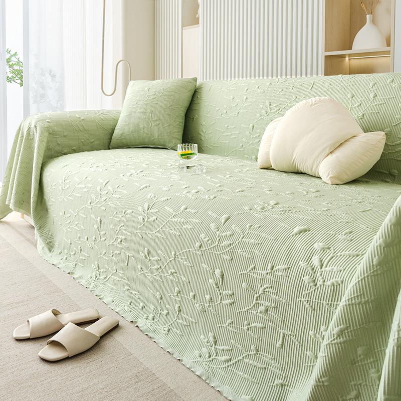 

Летний прохладный чехол на диван из ледяного шелка, ткань-полотенце, новинка 2025 года, коврик для дивана, подушка для сиденья, нескользящий чехол на диван, покрывало 180*130cm