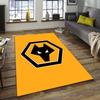 1pc Football Team Design Area Rug - Non-Slip, Soft & Cozy Floor Mat for Living Room, Bedroom, Office - Indoor/Outdoor Decorative Carpet