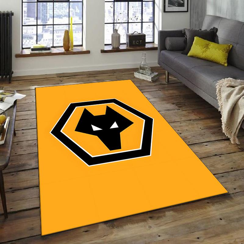 1pc Football Team Design Area Rug - Non-Slip, Soft & Cozy Floor Mat for Living Room, Bedroom, Office - Indoor/Outdoor Decorative Carpet
