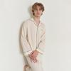 Lunaluz Men S Two Piece pajamaS Long Sleeve Collar Neck Daphne