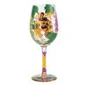 Enesco Lolita Wine Glass "DRINK HAPPY THOUGHTS" 6010152