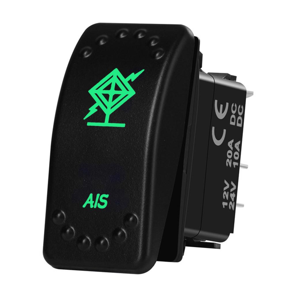 12V 20A Boat Car Rocker Switch ON OFF / ON OFF ON Toggle Switch Green Led Bar Anchor Flood Light for ARB CARLING NARVA 4x4 Truck Switches4