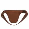 TOURBON Gardening Pouch, Backpack, Waist Bag, Gardening Supplies, Tool Pouch, Florist, Scissor Bag, Leather (Brown)