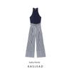 Kaslead New Women Clothes Western Style Fashion Simple Blended Long Jumpsuit 8445667