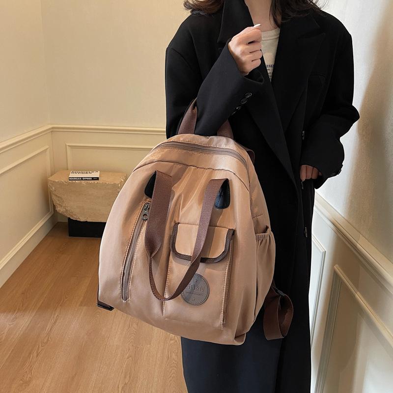 Schoolbag Large Capacity Tote Mommy Bag 1011 New Multifunctional Lightweight Waterproof Shoulder Bag Women's Commuter Backpack