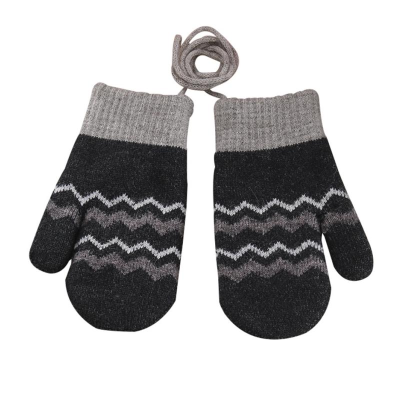 Korean Sweet Heart Children Kids Warm Gloves Winter Windproof Thicken Boys Girls Kids Cycling Mittens Cute Fashion Baby Gloves