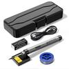 Portable USB Charger Soldering Iron Set, 5V 8W, 800-1000mAh Battery, Digital Display