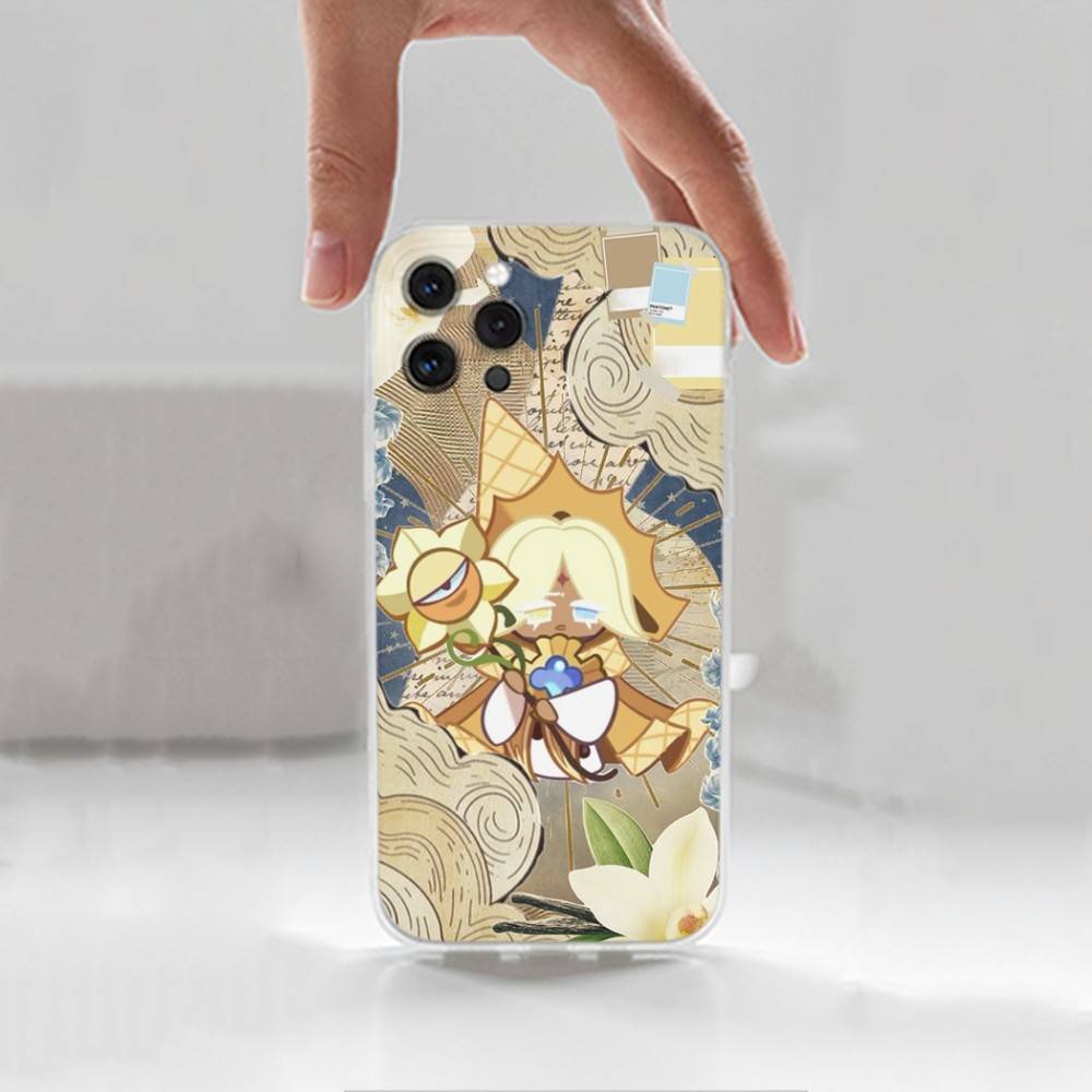 

C-Cookie Run K-Kingdom Game Phone For iPhone 16,15,14,13,12,11 Plus,Pro,Max,XR,XS,X,7,8 Plus,SE,Mini,Transparent,Silicone Case iPhone11