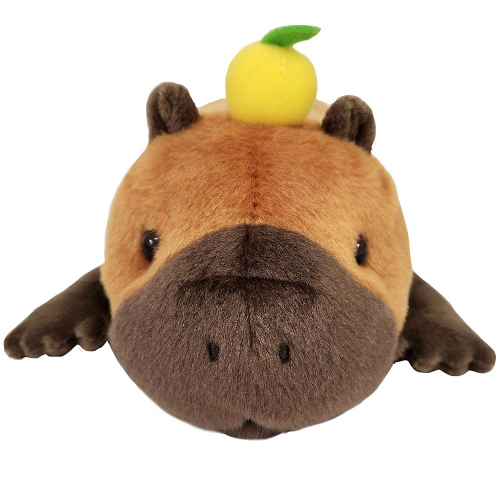 BESTEVER Wildtier Bleistift Plüsch Capybara mit Yuzu 48132 Etui, Tasche, Design,