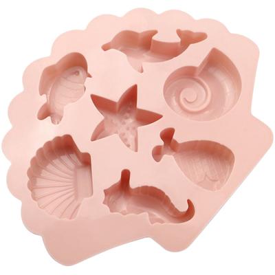 Stampo in silicone per fondente, per creare creature marine, per cuocere torte, cioccolato, resina, fai da te, stampo per pesci