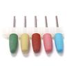 5pcs Silicone Nail Drill Bit Accessories Practical Nail Grinding Heads For Removing Flaws And Achieving Smooth Nail Art