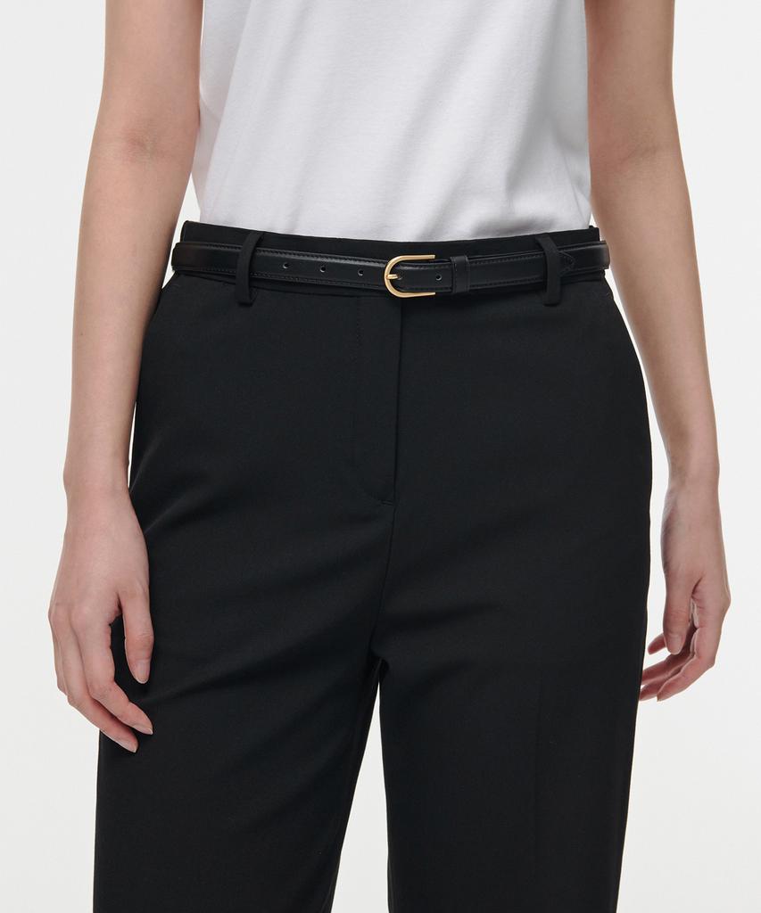 MUSINSA STANDARD WOMAN Women'S Synthetic Leather Slim Belt_20Mm (Type A)