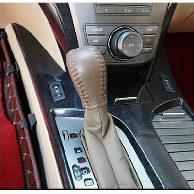 New Stitched Real Leather Gear Shift Knob Cover For Acura MDX 2007 2008 2009 2010 2011 2012 2013