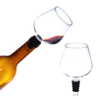 Creative Red Wine Champagne Glass Cup With Silicone Seal Drink Glass Cup 270Ml