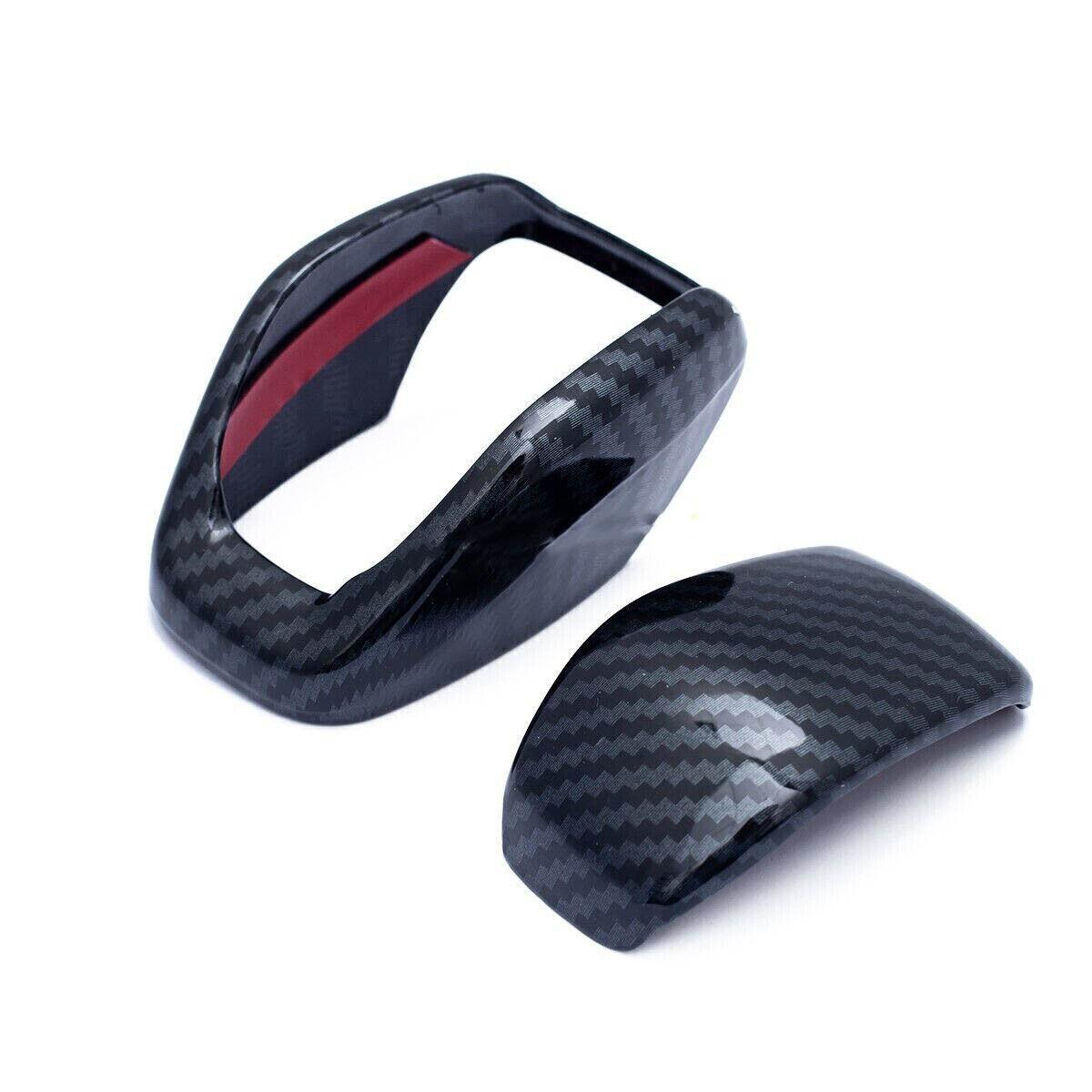 Carbon Fiber Gear Shift Knob Cover Trim For Toyota Highlander RAV4 Venza Harrier
