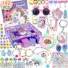 Mermaid Themed Blind Box Puzzle Building Blocks Stress Relief Toy Girls Ages 15-35