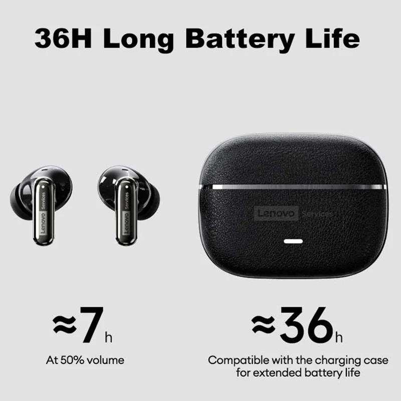 Lenovo LE208 TWS Bluetooth 6.0 Wireless Earphones Stereo ENC Noise Cancelling Headphone 38ms Low Latency Gaming Headset With Mic