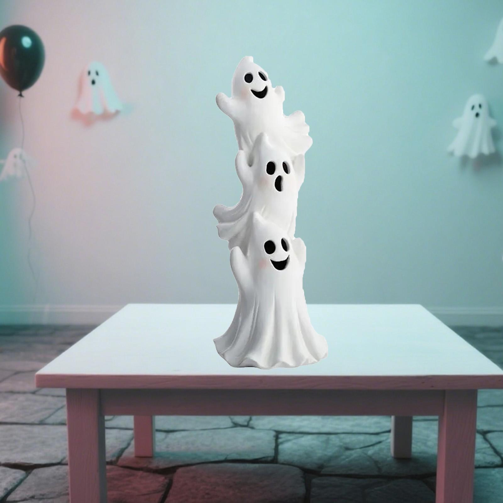 

Три милых смоляных Хэллоуинских украшения One Size