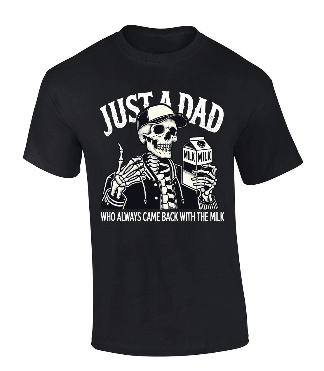 Trenz Shirt Company Mens Graphic T-Shirt - Just A Dad Who Always Came Back With L