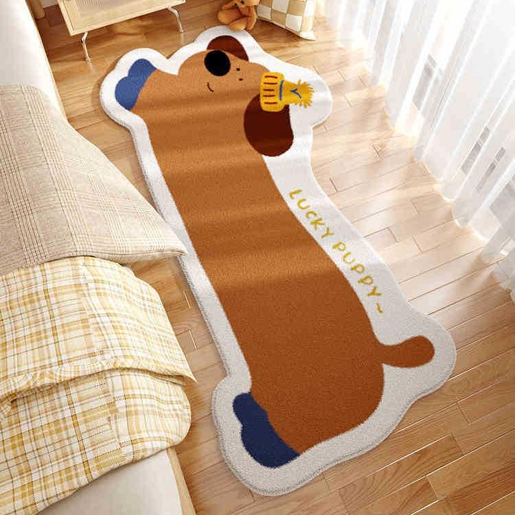 Cartoon Bedroom Carpet Children's Room Plush Carpet Anti Slip and Easy To Maintain Bedside Carpet