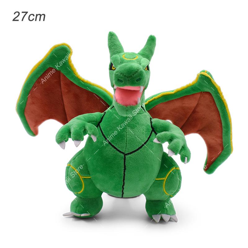 Anime Kawaii Shiny Rayquaza Plush Doll Stuffed Figure Toy Quality Stuffed Animals Peluche Great Birthday Gift For Kids