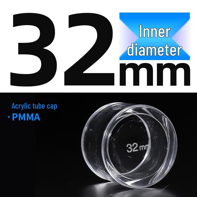 Longxiang Aquarium Acrylic Transparent Rain Tube Outlet (3/4/6 inch, 20mm)