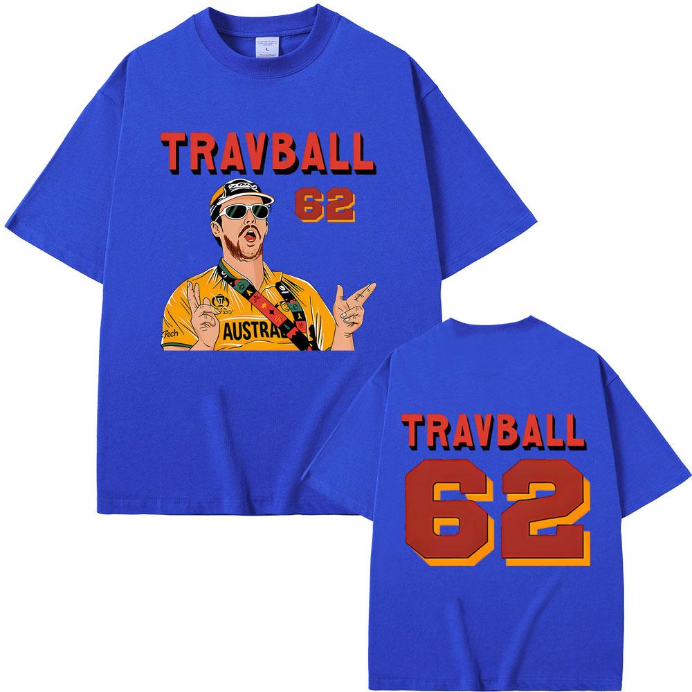 Travis Head TravBall 62 Merch Tshirt Men Women Fashion Casual Oversized Short Sleeve T Shirts Male Vintage 100 Cotton Tshirts