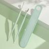Silicone Ear Cleaner Double Head Earwax Removal Tool Soft Spiral For Ear Care Ear Wax Cleaning Kit Ear Pick Spoon Beauty Health