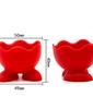 5Silicone EggCup Holders Drying Egg Storage Rack Food Grade Boiler Egg Poacher Cups Bracket for Kitchen Breakfast Cooking Tools
