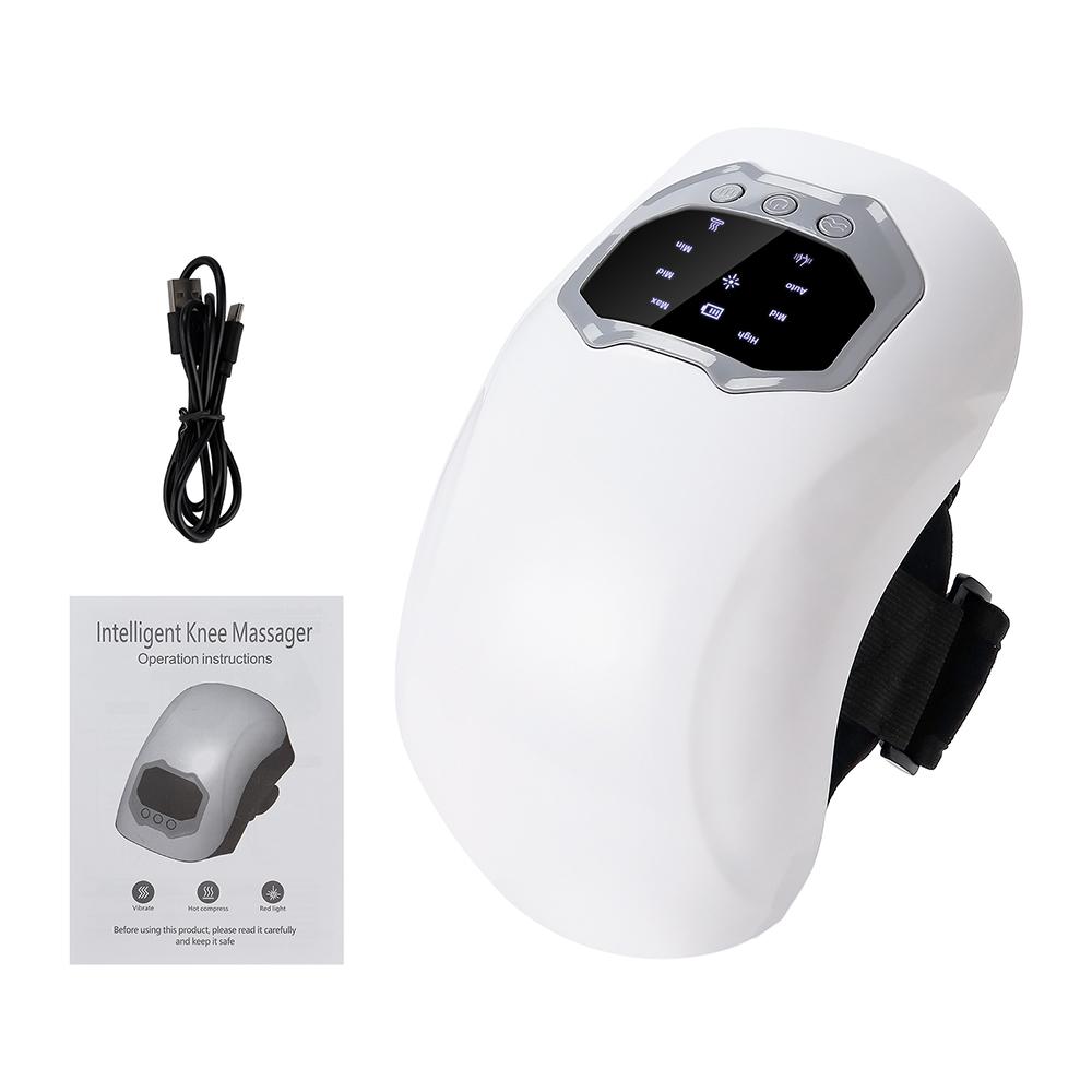 

3 Gear Temperature Adjustment Smart Knee LED Display Massager Hot Compress for Shoulders Elbows Knee Gift For Parents Or Elders белый