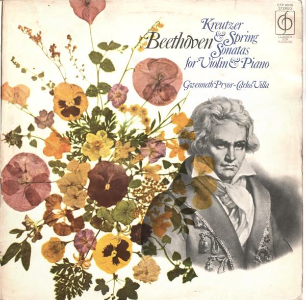 

LP Record LUDWIG VAN BEETHOVEN GWENNETH PRY Kreutzer Spring Sonatas For Violi CFP40035 Classics For Pl UK Classical Used