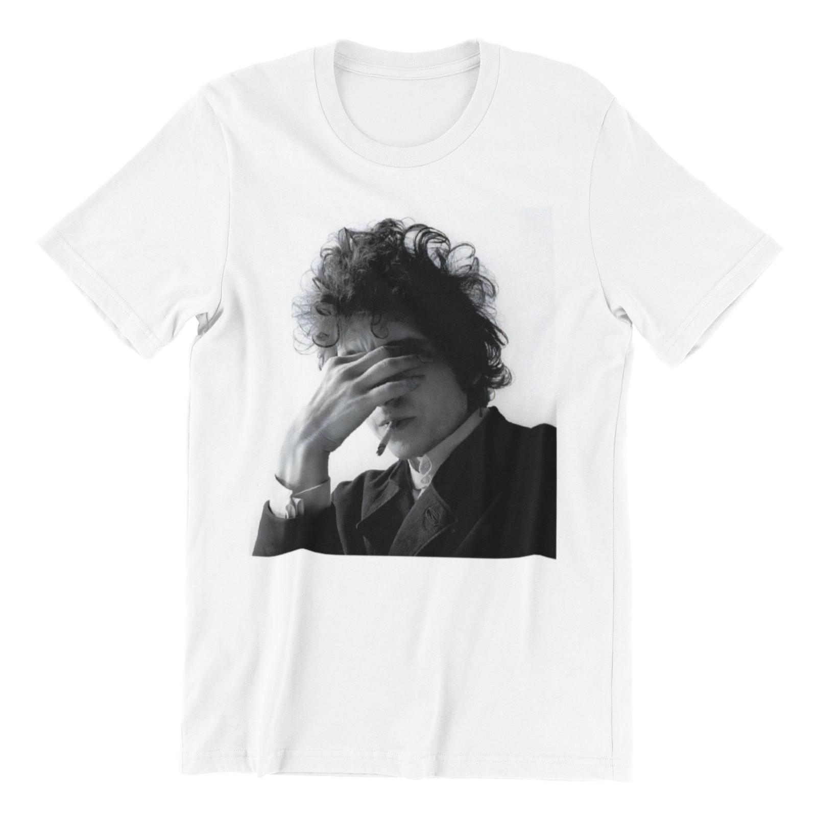 Bob Dylan Shirt Rock Band Tshirt Bob Dylan Poster Shirt Unisex Cotton T-shirt L