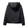 Leichte Kapuzenjacke für Damen, lässige lockere Passform, Outdoor-Windjacke, schlichtes Design, Pendler-Oberbekleidung, einfarbiger Stil, Frühling Herbst